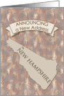 New Address in New Hampshire card