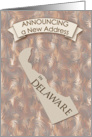 New Address in Delaware card