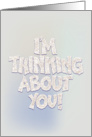 I’m Thinking About You Topped With Colorful Sprinkles card