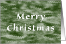 Merry Christmas Green Theme card