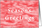 Seasons Greetings Red Theme card