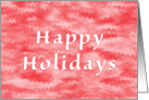 Happy Holidays Red Theme card