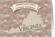 New Address in Virginia card