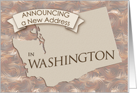 New Address in Washington card