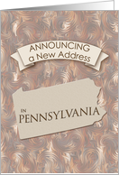 New Address in Pennsylvania card