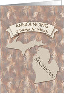 New Address in Michigan card