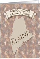 New Address in Maine card