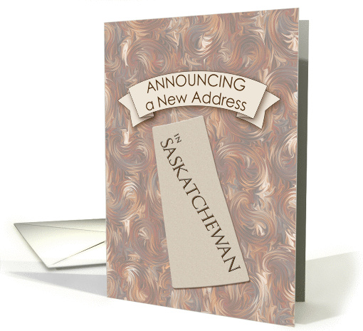 New Address in Saskatchewan card (1104396)