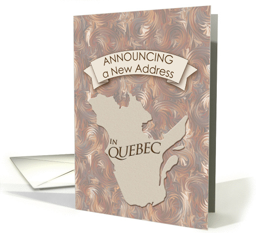 New Address in Quebec card (1104400)