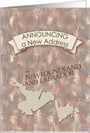 New Address in Newfoundland and Labrador card