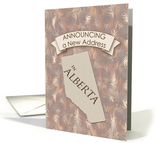 New Address in Alberta card (1104438)