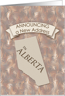 New Address in Alberta card