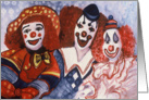 Clown Buddies card