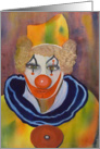 Happy Birthday - Clown Portrait card