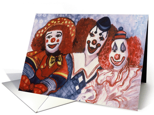 Clown Buddies card (118675)