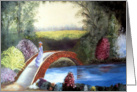 Lady on the Bridge card