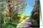 Autumn Road card