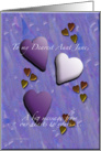 Custom Hearts Valentine card