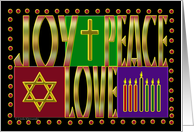 Joy, Peace, Love...