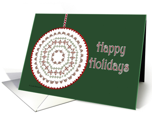 12 Step Happy Holidays card (297379)