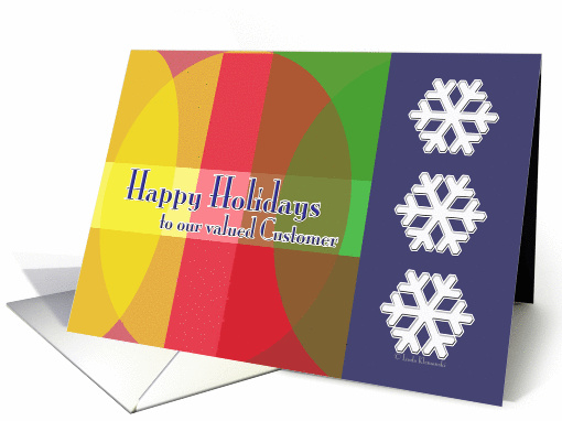 Holiday Customer card (306261)