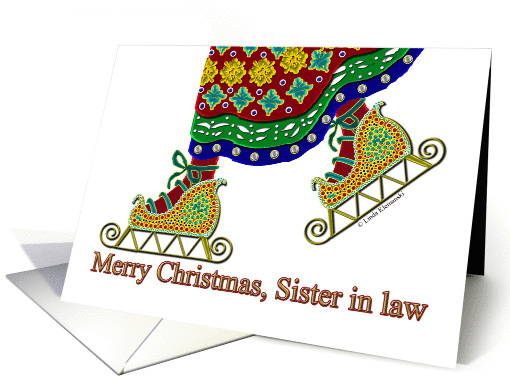 Skater Sister in law card (308118)