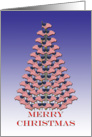 Patriotic Christmas Tree card