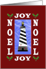 Lighthouse Christmas card