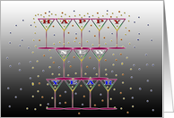 Elegant Happy New Year card