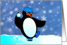 Naughty Penguin card