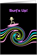 Surf a Rainbow card