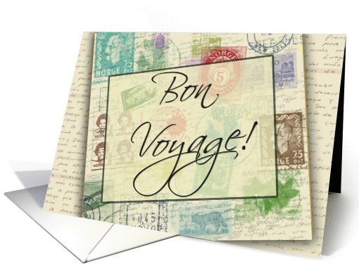 Bon Voyage card (382922)