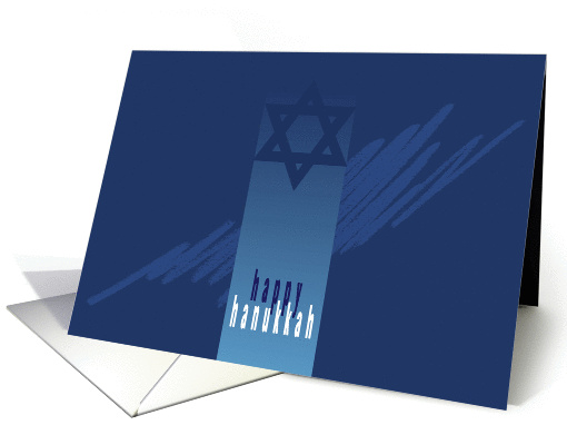 Hanukkah Star card (118647)