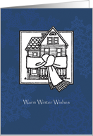 Warm House card