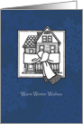 Warm House card