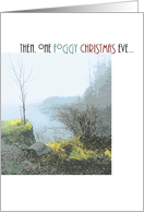 Foggy Christmas card