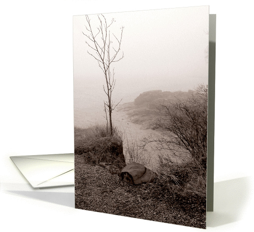 Foggy Inlet card (119369)