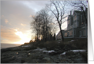 Bluefin Bay sunset card