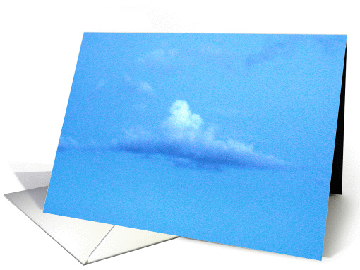 Blue Cloud card (120338)