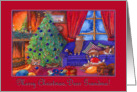 Merry Christmas Grandma, Christmas corgis card