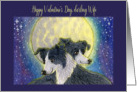 Happy Valentine’s Day Wife, dog card, card