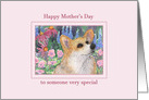 Happy Mother’s Day to someone very special, Corgi dog mother’s day card