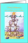 Merry Christmas Brother & Sister-in-law, mouse tree card