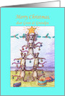 Merry Christmas Gran & Grandpa, mouse tree card