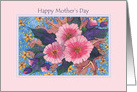 Pink Floral, Summer Comes Early, Happy Mother’s Day flowers card