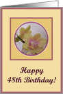 happy birthday paper greeting card 48 card