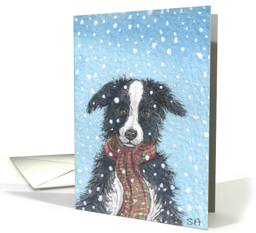 His Holiday Scarf card (117614)