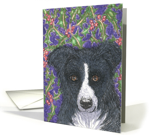 Holly, bold and jolly card (117618)