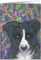 Holly, bold and jolly card