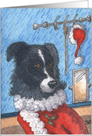 Her Holiday Coat card